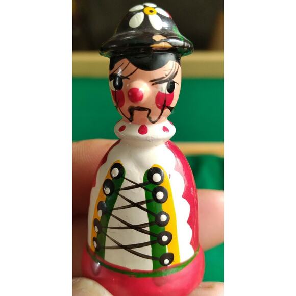 Antique Hand Painted Folk Art Wooden Chess Set Complete Eastern European - Picture 9 of 10